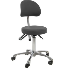 Σκαμπώ τροχήλατο με πλάτη NAGGURA | Γκρι