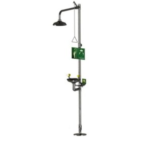 Ντουζιέρα ασφαλείας με σταθμό πλύσης ματιών Inox 4220TI