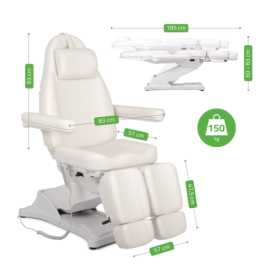 Έδρα μικροεπεμβάσεων ηλεκτρική ELARA PRO6P Λευκή