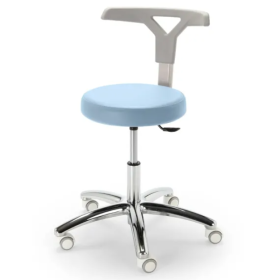 Σκαμπώ τροχήλατο με πλάτη Namrol MONZA