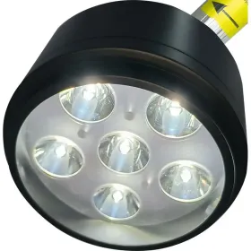 Εξεταστικός φωτισμός μαύρος KS-Q6D σε ράγα