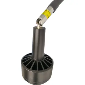 Test light with wheel volume adjustment KS-Q6 black with base ABS01