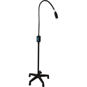 LED medical examination light wheeled KS-Q5N black with base ABS01
