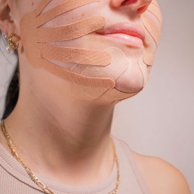 Kinesio Tape 5cm x 5m Yellow Sport | Βeige