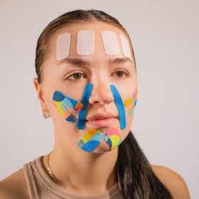 Ταινίες Κινησιοθεραπείας 5cm x 5m Yellow Sport | Μπλε