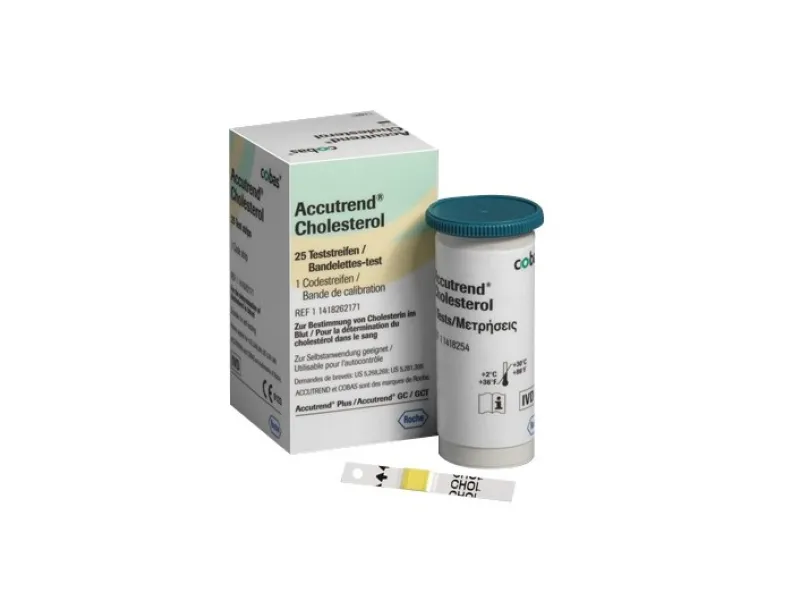 Accutrend plus cholesterol strips 25 pcs. Accutrend plus cholesterol strips 25 pcs.