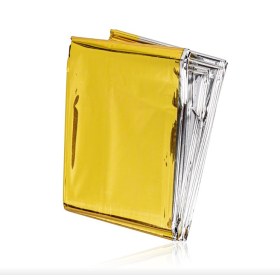 Isothermal aluminum blanket silver-gold 210cm X 160cm