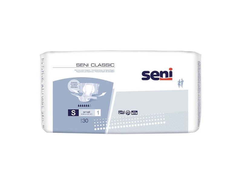 Incontinence diapers Seni Classic Advance Line | Νο1 Small 30 pieces Incontinence diapers Seni Classic Advance Line | Νο1 Small 30 pieces