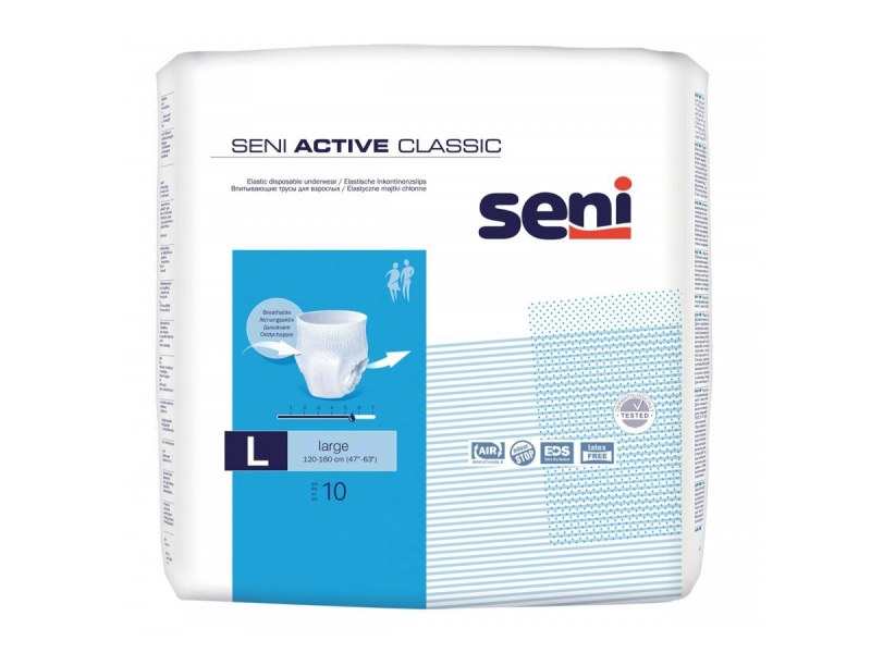 Incontinence Pants Seni Active Classic Advance Line | Νο3 Large 30 pieces Incontinence Pants Seni Active Classic Advance Line | Νο3 Large 30 pieces