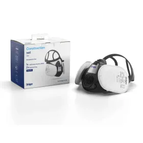 Μάσκα μισού προσώπου X-PLORE 3500 & φίλτρο Pure 3 για εργοτάξια | Medium