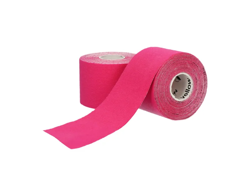 Ταινίες Κινησιοθεραπείας 5cm x 5m Yellow Sport | Ροζ Ταινίες Κινησιοθεραπείας 5cm x 5m Yellow Sport | Ροζ