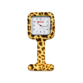 Ρολόι νοσηλευτή από σιλικόνη λεοπάρ 20463