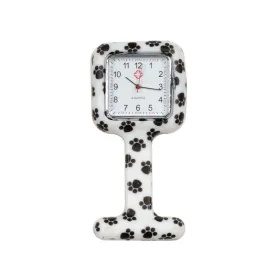 Ρολόι νοσηλευτή από σιλικόνη με πατουσάκια 20465