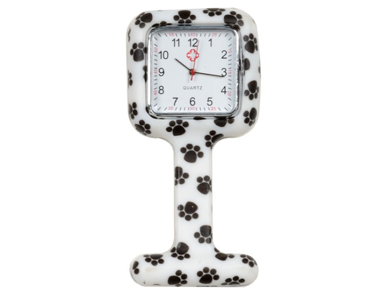 SILICONE NURSE WATCH - square - foot print SILICONE NURSE WATCH - square - foot print