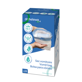 Σακούλες εμετού DR HELEWA λευκές 600ml 20 τεμάχια