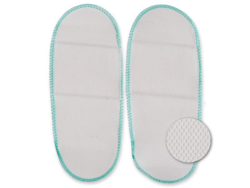 Open-Toe Non-Woven Slippers White 50 Pairs Open-Toe Non-Woven Slippers White 50 Pairs