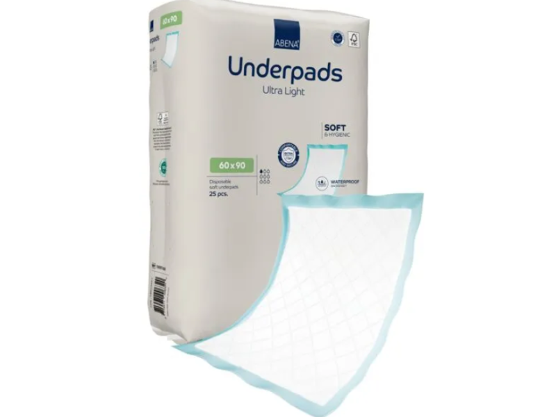 Abena Ultra Light Disposable Underpads 60x90cm 25 Pieces Abena Ultra Light Disposable Underpads 60x90cm 25 Pieces