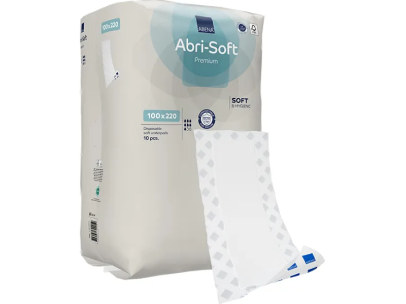 Abri-Soft Premium Disposable Underpads 100x220cm 10 Pieces Abri-Soft Premium Disposable Underpads 100x220cm 10 Pieces