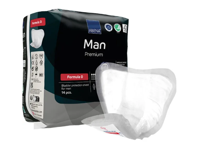 Abena Man Formula 0 Male Incontinence Pads 14 Pieces Abena Man Formula 0 Male Incontinence Pads 14 Pieces