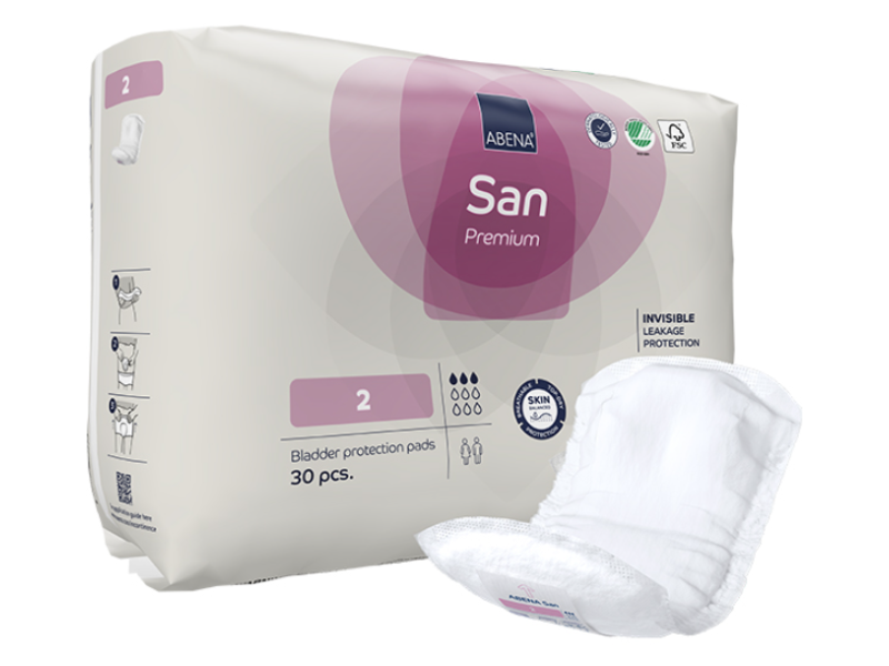 Abena San Protection pads Premium | No2 30 pieces Abena San Protection pads Premium | No2 30 pieces