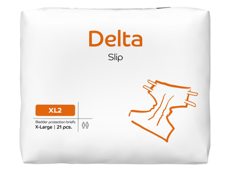 Πάνες ακράτειας Delta Slip Ημέρας | XLarge 2 21 τεμάχια Πάνες ακράτειας Delta Slip Ημέρας | XLarge 2 21 τεμάχια