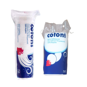Make-up Removal Discs 100% Cotoni Cotton