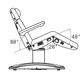 Azur Minor Surgery Chair with 4 Motors White