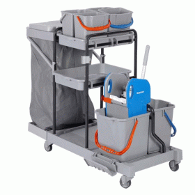 Trolley cleaning - mopping multi function GONISA 2x25lt