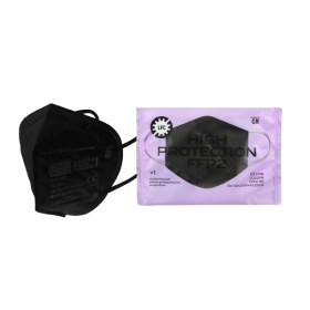Face filtering mask FFP2 (N95) 20 pieces | Black