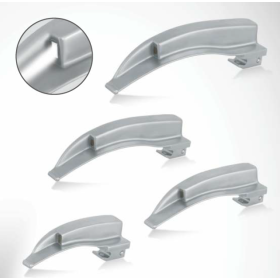 Σετ λαρυγγοσκοπίου ενηλίκων με σκληρή θήκη & ενσωματωμένο LED Hi-light MAC MEGA - 