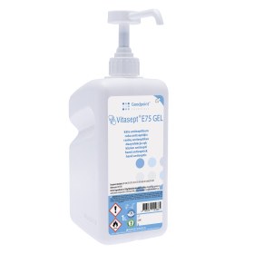 Αντισηπτικό χεριών Vitasept E75 Gel με αντλία 1000ml