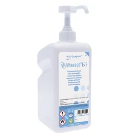 Αντισηπτικό χεριών Vitasept E75 υγρό με αντλία 1000ml