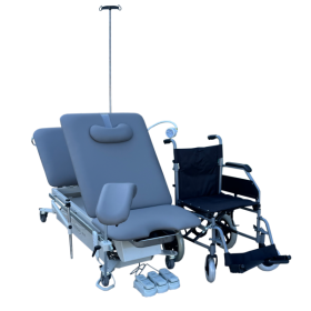 Γυναικολογικό-ουρολογικό κρεβάτι/πολυθρόνα BOOM 5 κινήσεων κατάλληλο για ΑΜΕΑ