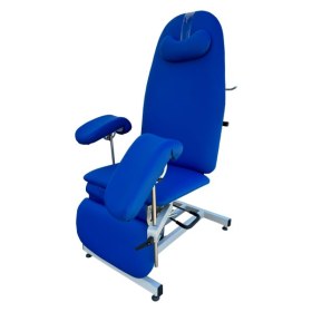 HAEMOSTAR LUX 5903 phlebotomy and endocervical sampling chair (simultaneous foot-back movement with hydraulic lift)