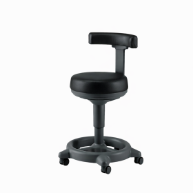 Rolling Medical Stool with Backrest CORAL 1011