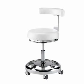Rolling Medical Stool with Backrest CDS301 1013 - 