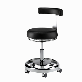 Rolling Medical Stool with Backrest CDS301 1013