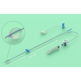 Hystersalpingography uterine injector with stylet INJECTOR PLUS