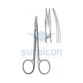 Stevens Scissors blunt curved 11cm