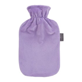 Θερμοφόρα νερού 2lit με βελούδινο κάλλυμα Fashy λιλά