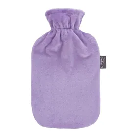 Θερμοφόρα νερού 2lit με βελούδινο κάλλυμα Fashy λιλά