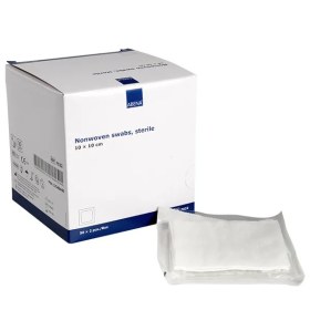 Επιθέματα Non Woven αποστειρωμένα  Abena 10x10cm 4ply 50x2 τεμάχια