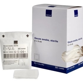 Επιθέματα αποστειρωμένα απορροφητικά Abena 5x5cm 8ply 50x2 τεμάχια