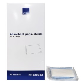 Επιθέματα αποστειρωμένα απορροφητικά  Abena 10x10cm 50 τεμάχια