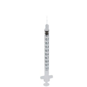 Σύριγγα ινσουλίνης 1ml (U100) 27G x 1/2 100 τεμάχια