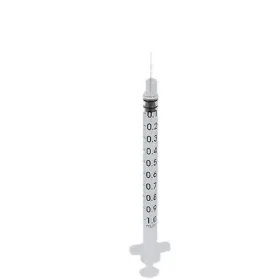 Σύριγγα ινσουλίνης 1ml (U100) 27G x 1/2 100 τεμάχια