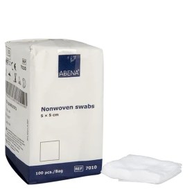 Abena Non sterile gauze swabs  5 x 5cm 4ply 100pcs