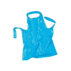 Disposable plastic aprons 100 pieces blue