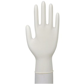 Γάντια εξεταστικά Latex χωρίς πούδρα ABENA CLASSIC 100 τεμάχια λευκά  | M - 
