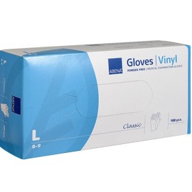Γάντια εξεταστικά βινυλίου χωρίς πούδρα ABENA CLASSIC 100 τεμάχια διάφανα